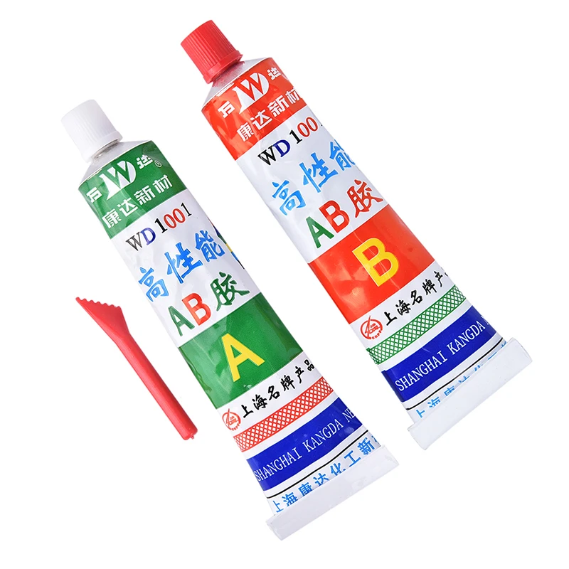 AB Glue Metal Wood Fabric Rubber Leather Plastic UV Adhesive Stationery