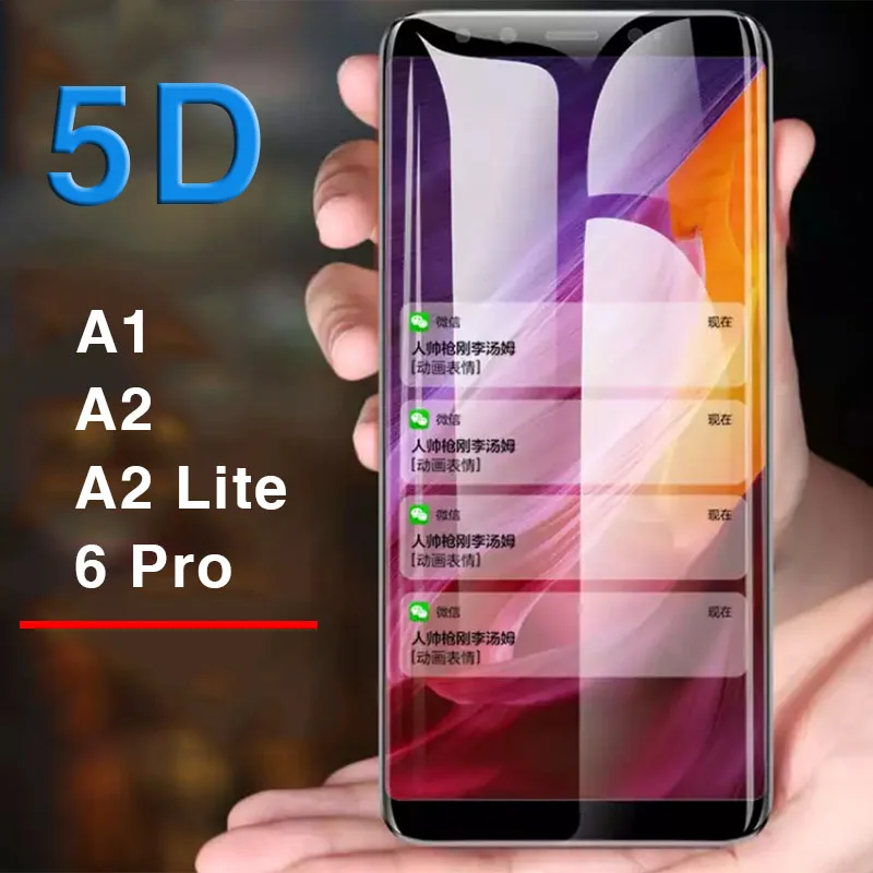 5d Защитное стекло для Xiaomi mi A1 A2 Lite Red mi 6 Pro на Ksio mi Xio mi Red My A 1 2 1a 2a A2lite 6pro закаленное стекло