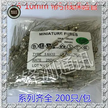 

3.6 * 10 Fuse 3A 250V fast break F3000mA Leaded / pin fuse