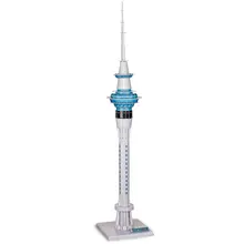 Papel 3D puzzle modelo de montagem DIY brinquedo Auckland Sky Tower construção Da Nova Zelândia Enigma presente de aniversário presente de natal