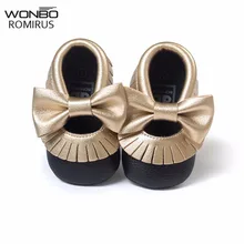10models 2018 New Arrival Handmade Soft Bottom Fashion Tassels Baby Girl Shoes Moccasin Newborn PU leather