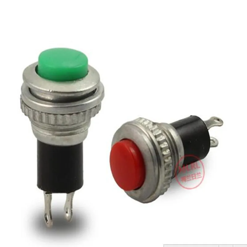 Switches 5pcs selfreset push button switch 10mm self return momentary