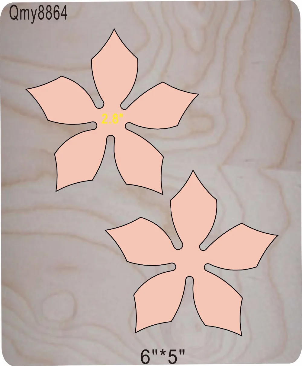 

Flower DIY Wood Mould is compatible with most leading machines Mold thickness: 15.8mm