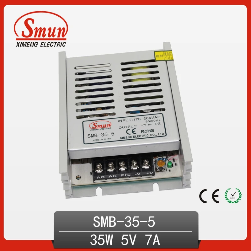 smun 35w 5vdc 7a output switching power supply universal ac input