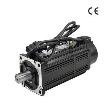 

86MM 1000w 4nm Servo Motor 220V 3000r/min Single-Phase ac servo for cnc