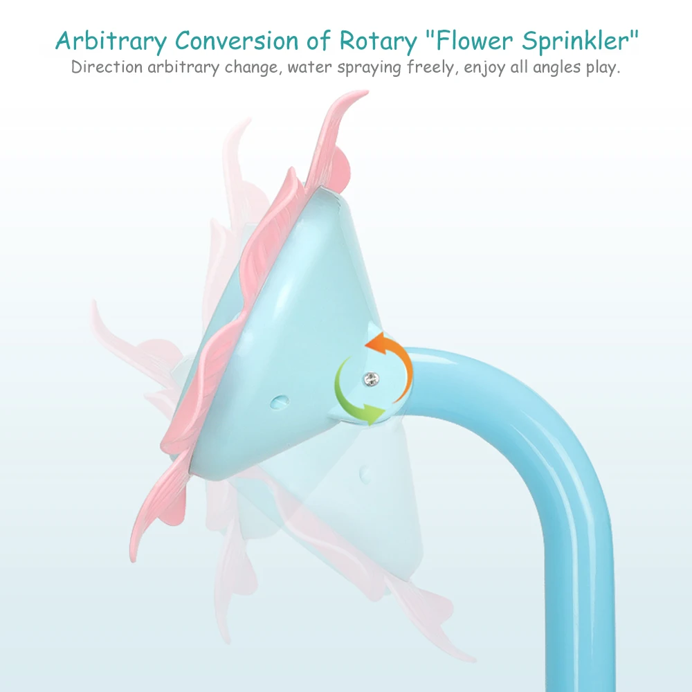 Электрическая детская забавная игрушка для ванной с водой, ванна для купания, смеситель для душа Подсолнух, спрей для воды, для купания, ванная комната, Игрушки для ванны для детей