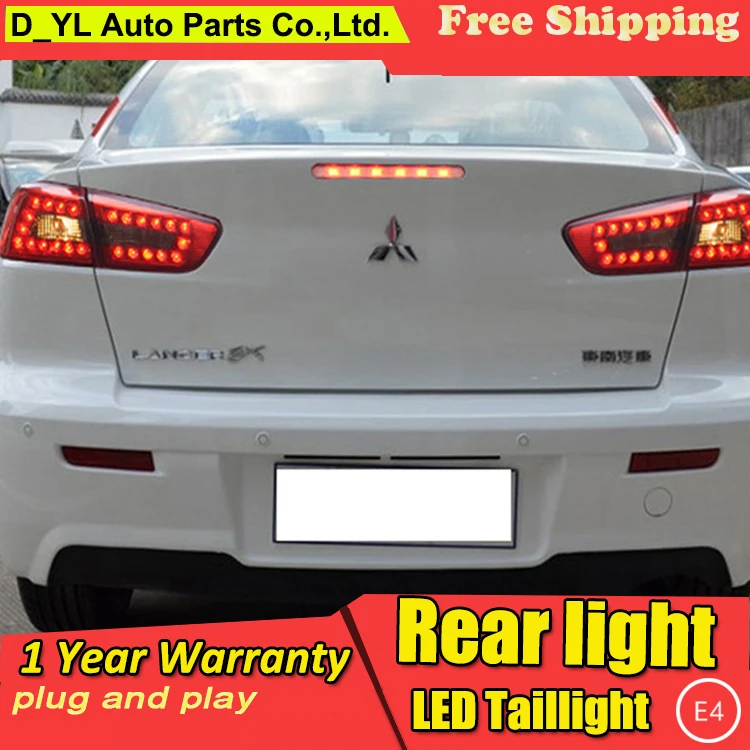 D_YL автостайлинг для Mitsubishi Lancer задсветильник s 2009-2014 EX светодиодный задний фонарь