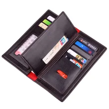 PU Leather Purse Real Brand Men Bifold Purse Long Designer Cash Coin Pocket Card Holder Clutch Bag Vintage Male Wallet PU Leather Purse Real Brand Men Bifold Purse Long Designer Cash Coin Pocket Card Holder Clutch Bag Vintage Male Wallet