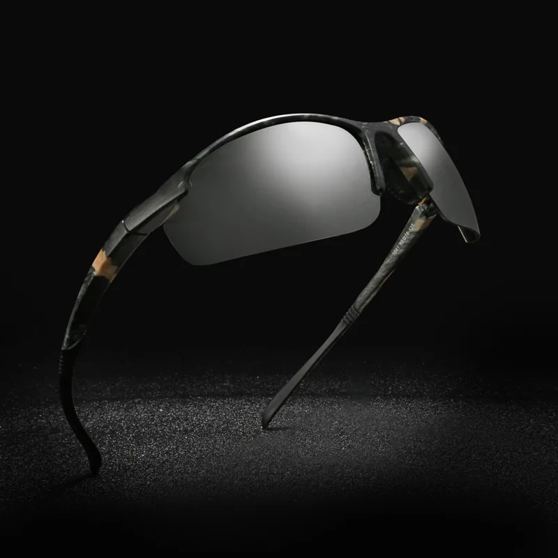 Мужские фотохромные очки для рыбалки, камуфляжные поляризованные солнцезащитные очки, мужские спортивные очки, очки для вождения