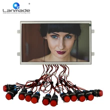 10,1 дюймов HD внутренняя внешняя кнопка lcd рекламная панель
