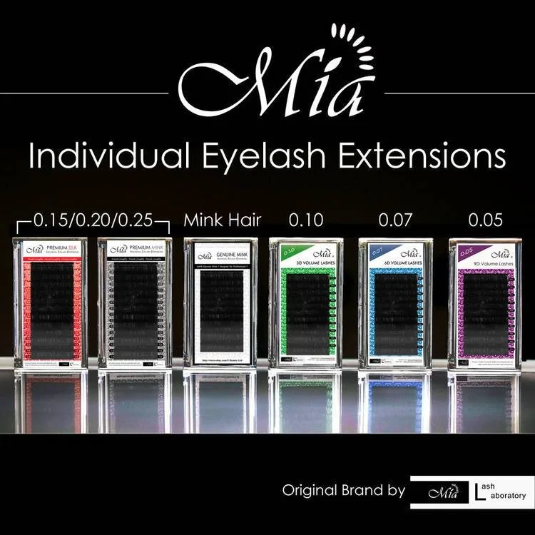 Extensão dos Cílios Permanente por Mia Chicote de Laboratório c d dd 8-15mm Mista Super Macio Lash X-wrap Cashmere Plana Semi 0.15 - 0.20 j b 4 Cílios postiços