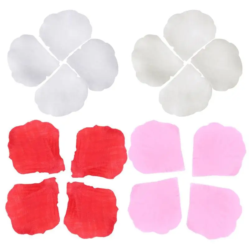 100pcs Fake Rose Petals Flowers Silk Artificial Petals Wedding Party