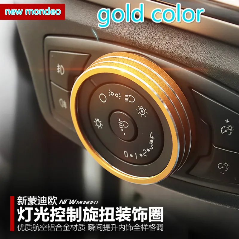 Новые фары ручки с кольцами для 2013 ford focus mendeo edge эскорт 4 вида цветов Металлические