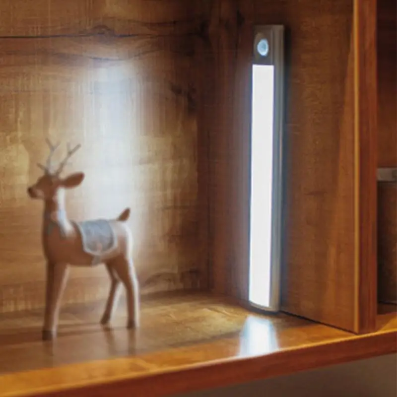 

8 LEDs Night lamp Motion Sensor Wardrobe Night Magnetic Adhesive Light Led Cabinet Corridor 1.6W Night Lighting