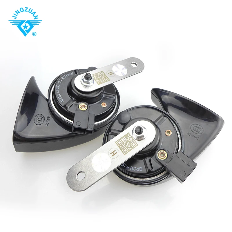 Ceny JINGZUAN 2019 New Arrival Patent głośny ślimak klakson wysokiej jakości 12V róg wodoodporny 105 115DB 2PC Car Styling dla TOYOTA tylko