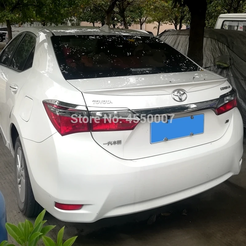 Спойлер для Toyota Corolla 2014 2015 2016 2017 высококачественный материал АБС цветной Праймер