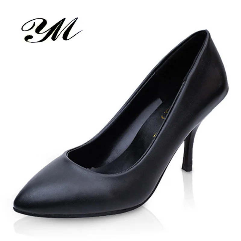 

New spring and summer 2017 Korean women shoe heels matte shallow mouth shoes for four seasons