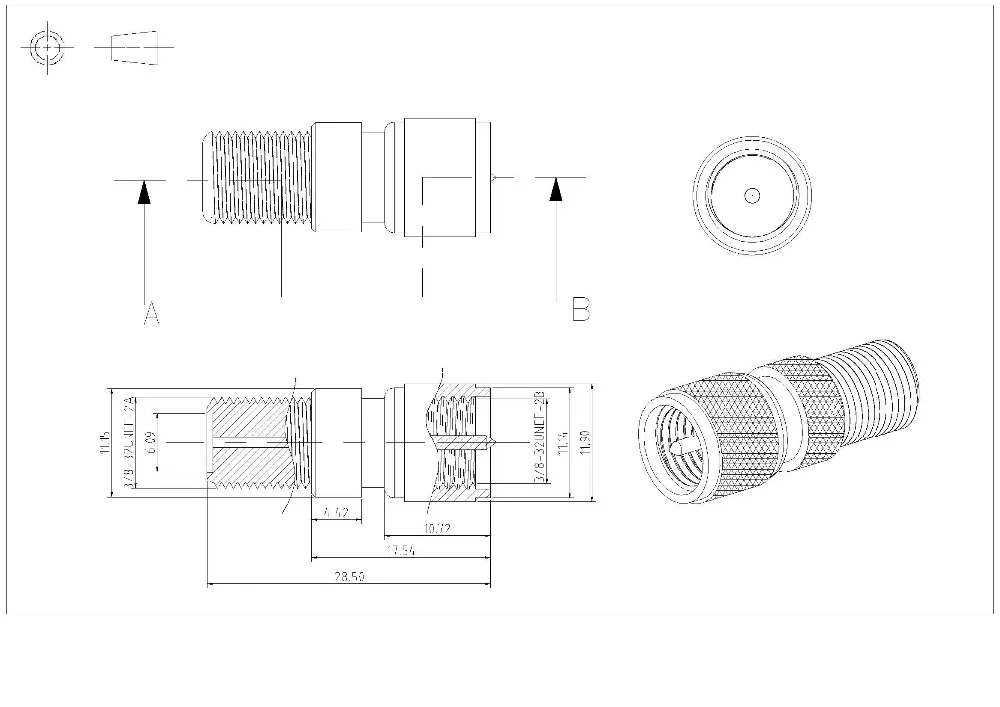 Eightwood, 5 шт., автомобильная радио антенна, мини-UHF до F, радиочастотный коаксиальный адаптер, мини-UHF SO-239 SO239, штекер для F Jack, гнездовой разъем