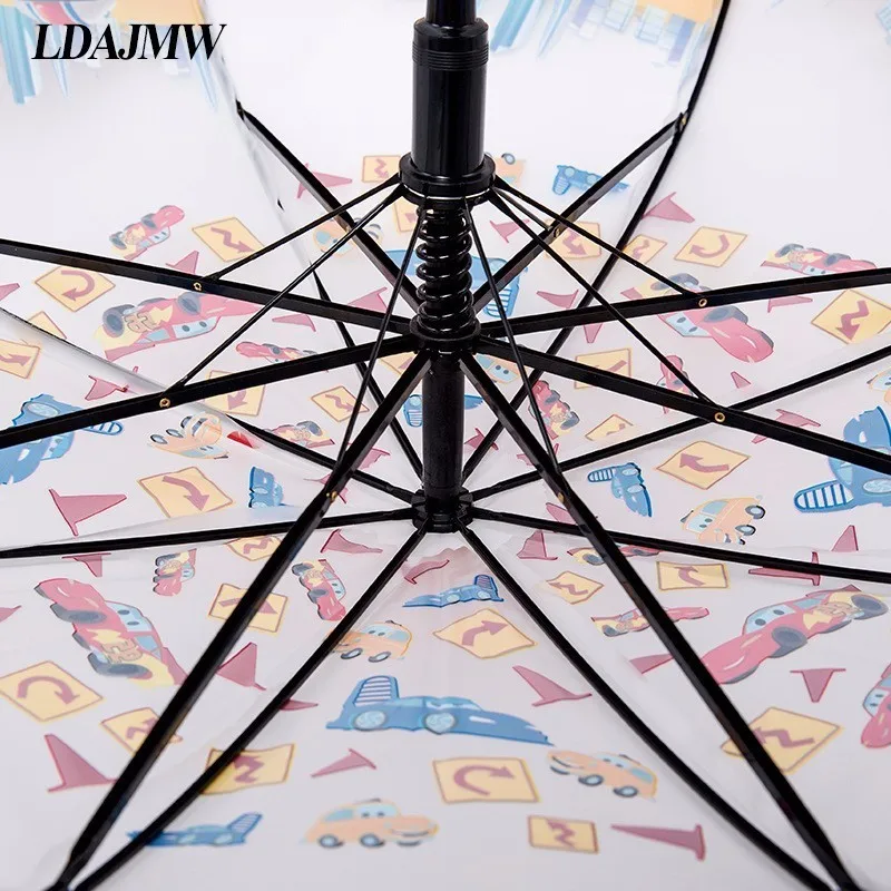 Umbrella Kid Cartoon Sun Protection Long Handle Umbrella Girl Boy School Gifts