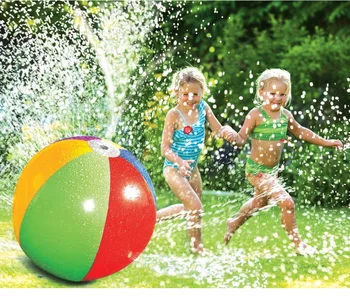 

75cm Inflatable Spray Water Ball Children's Summer Outdoor Swimming Beach Pool Play The Lawn Balls Playing Smash Funny Toy