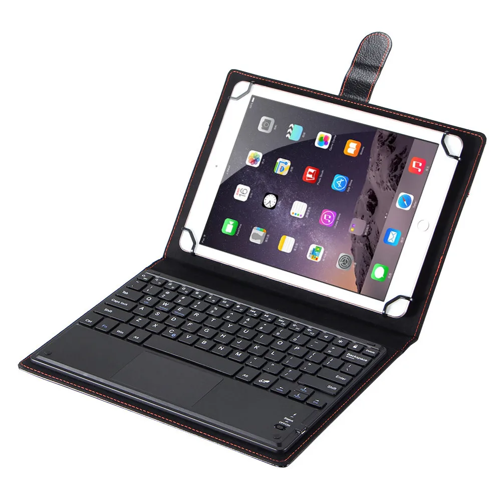 New 2 in 1 Detachable Bluetooth Touchpad Keyboard + Folio PU Leather Stand Case Cover For Samsung Galaxy Tab S3 9.7 T820 T825