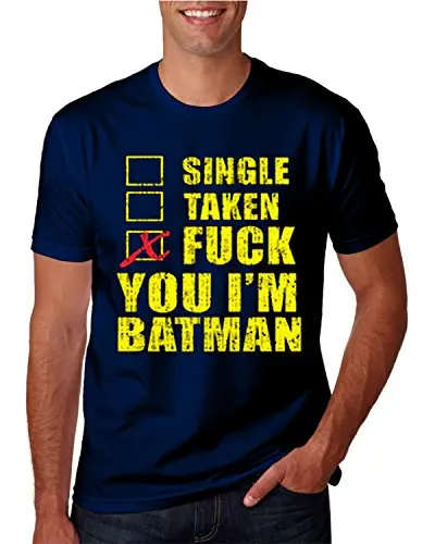 Одноместный Приняты Пошел На Хуй Я Бэтмен Футболка мужская Футболка|men t-shirt|t-shirt