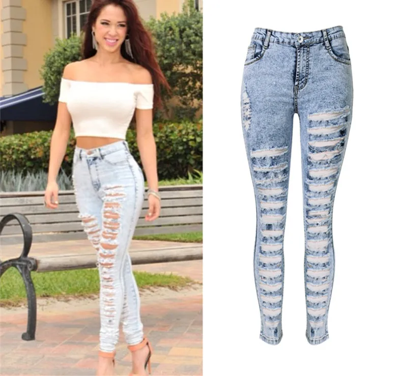 ripped jeans top to bottom