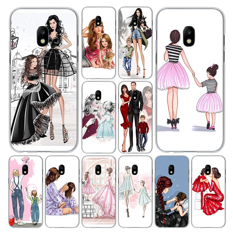

Lavaza Baby Mom Girl princess Phone Case for Samsung Galaxy J7 J6 J5 J3 J1 J2 2018 2017 2016 2015 US EU Version Prime