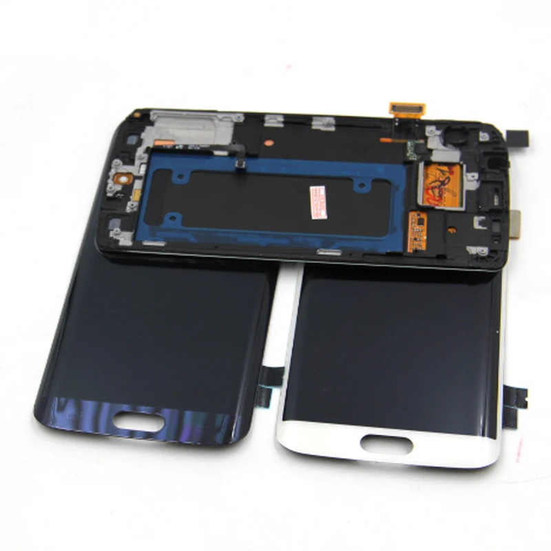 ЖК экран класса качества ААА с заменой рамка для SAMSUNG Galaxy s6 edge Дисплей G925 G925I G925F