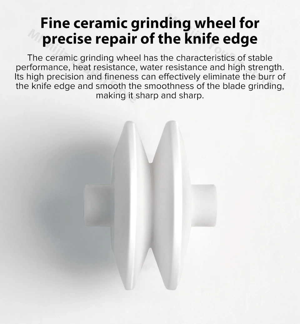Xiaomi Mijia Huohou Knife Sharpener 2 Stages Kitchen Sharpening Stone Grinder knives Whetstone Sharpener Tool for Kitchen Knife (5)