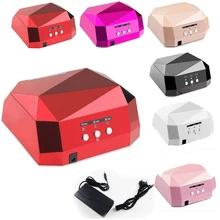 Портативный 36 Вт Светодиодная лампа Портативная Сушилка для ногтей в форме ромба УФ лампа для ногтей Сушилка для ногтей