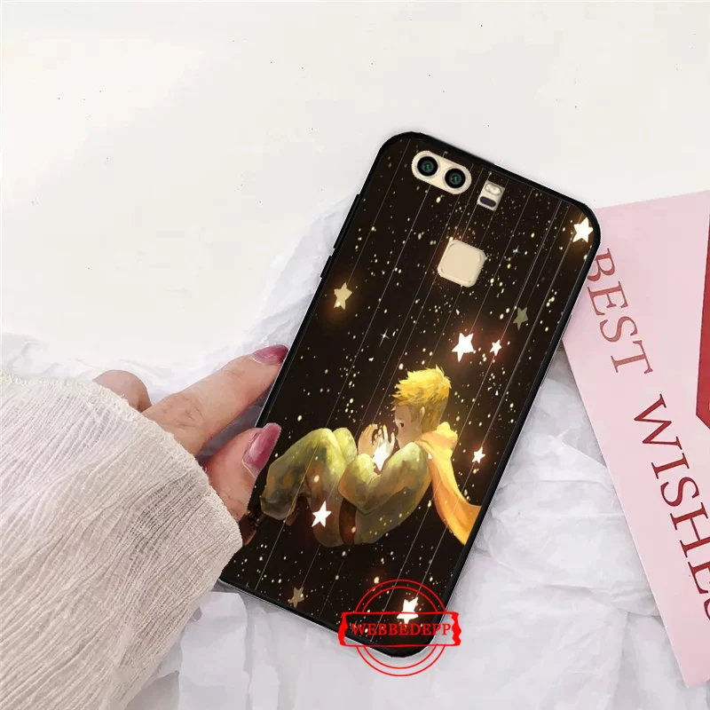 Силиконовый чехол little prince fox для huawei P8 Lite P9 Mimi P10 P20 Pro P Smart P30