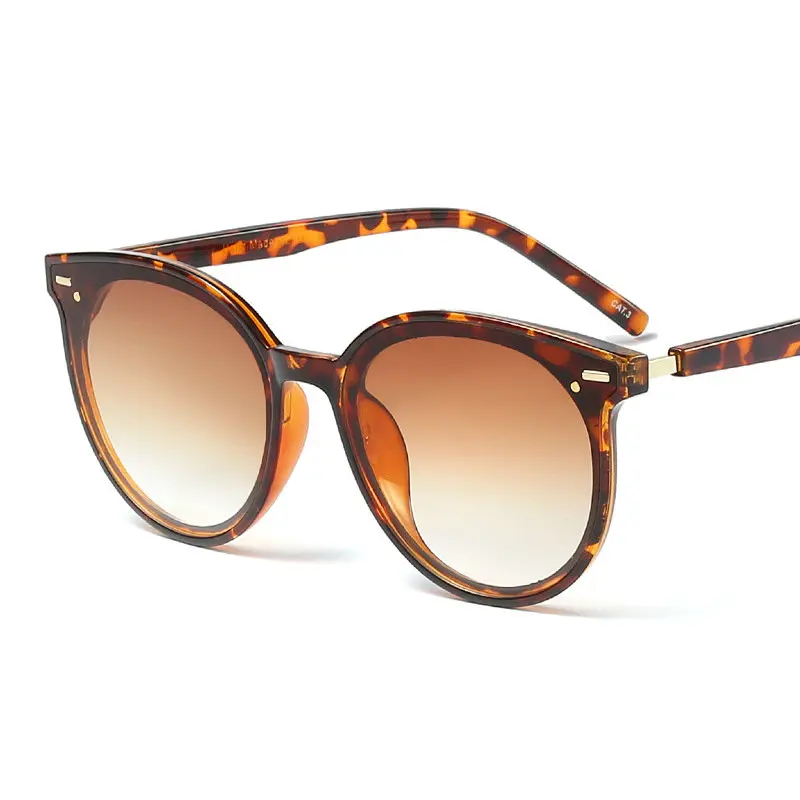 Женские круглые солнцезащитные очки Стиль Солнцезащитные очки фирменный дизайн женские очки с крупной оправой для уличных оттенков очки FML