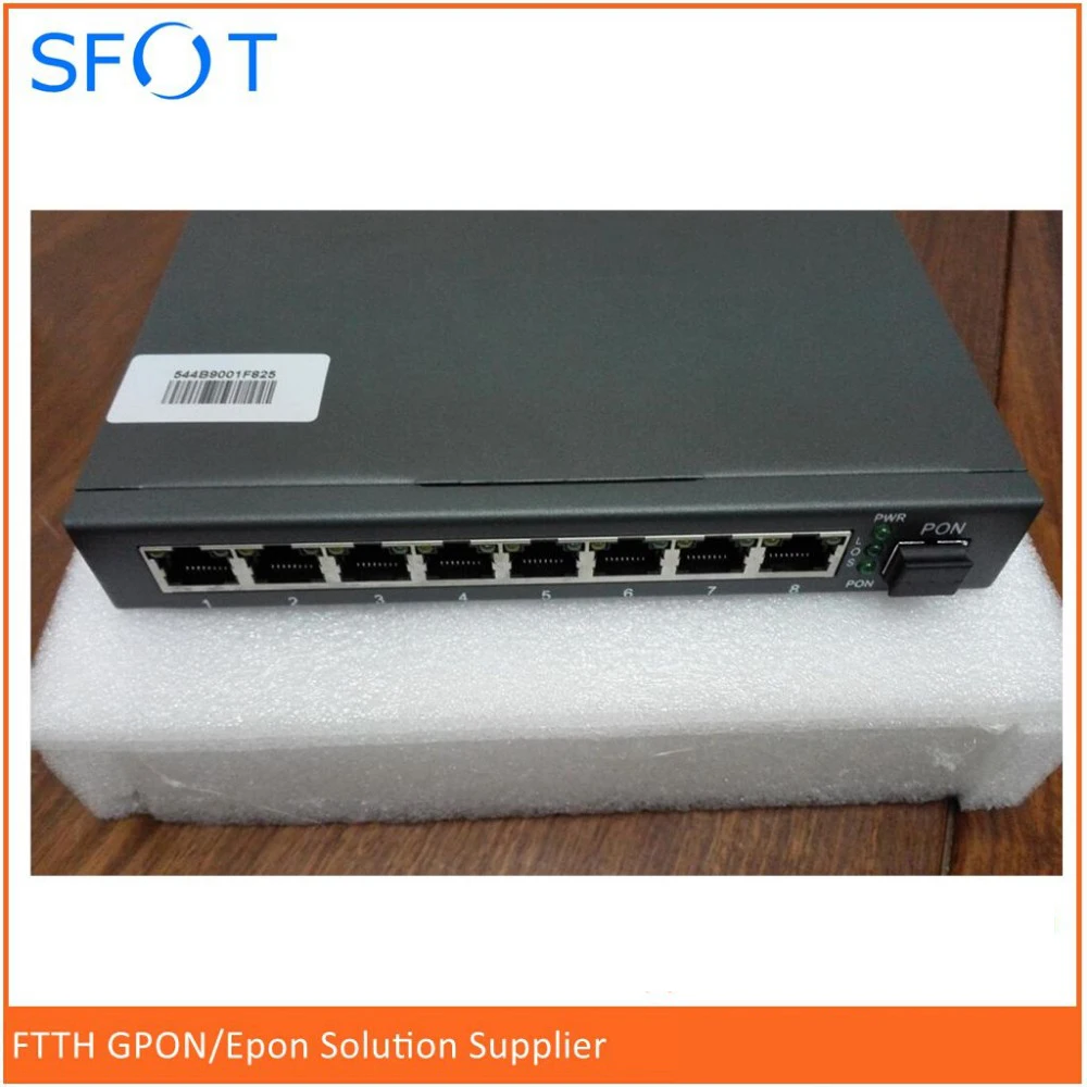 8 портов ethernet POE Оптическая сеть EPON ONU может заряжать ip-камеру и т. д. | Мобильные
