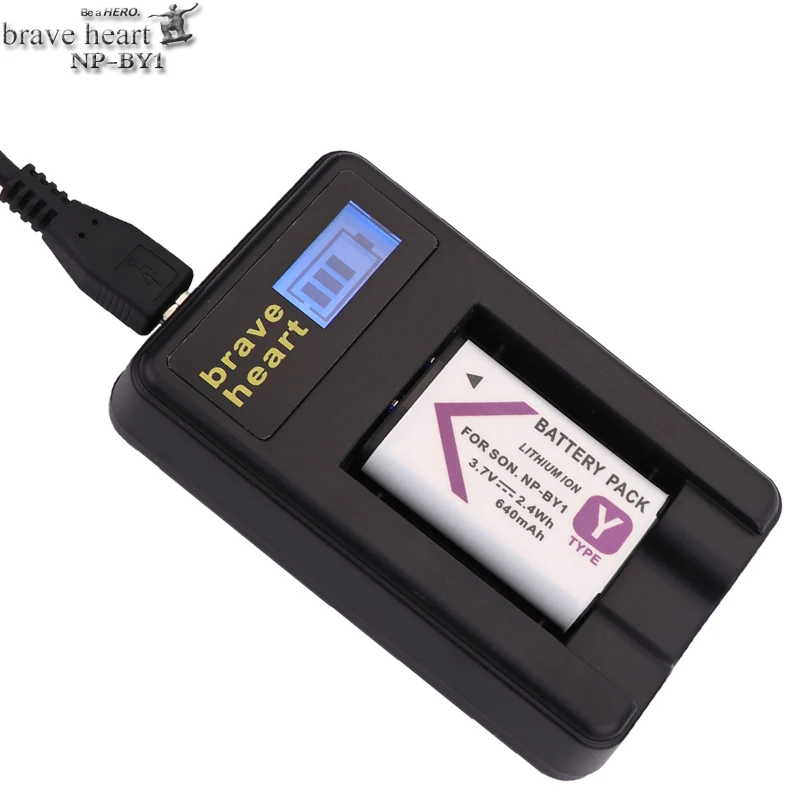 Brave heart 3x bateria np BY1 NP аккумулятор NPBY1 + зарядное устройство для Sony HDR AS100v AZ1VR AZ1VB AZ1VW