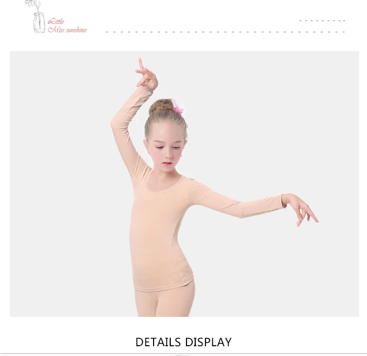 Stage Wear Girls Nude Cotton Underwear Ballet Leotards Ballerina Bodysuit Dance Costume Clothes