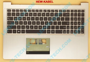 

US UI Keyboard for ASUS UX52 UX52VS keyboard with palmrest top case with backlight 90R-NTD1K1S80Y