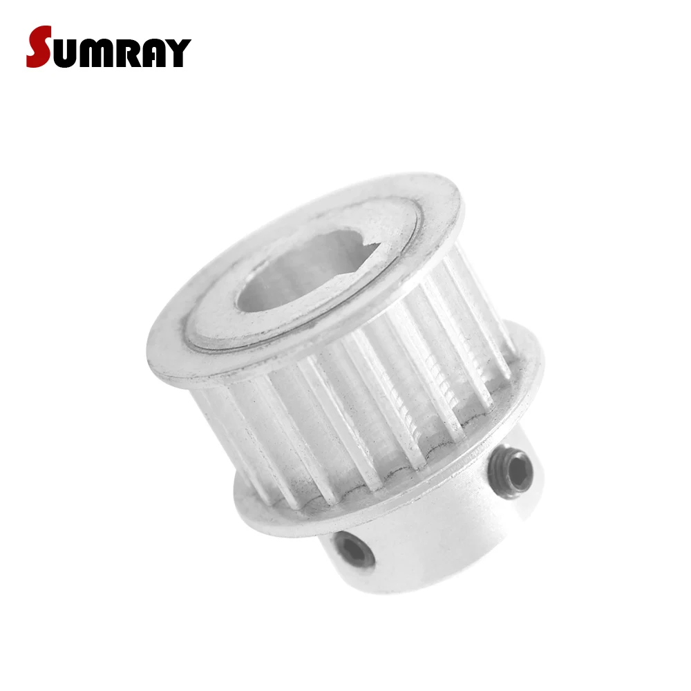 SUMRAY 5M 20T Timing Belt Pulley 10/12/14mm bore keyway diameter 4/5mm