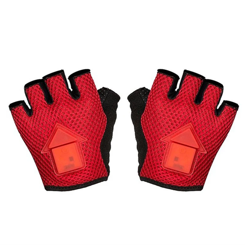 

ELOS-Portable Gravity Sensor Turn Signal Safety Warning LED Bicycle Gloves-L