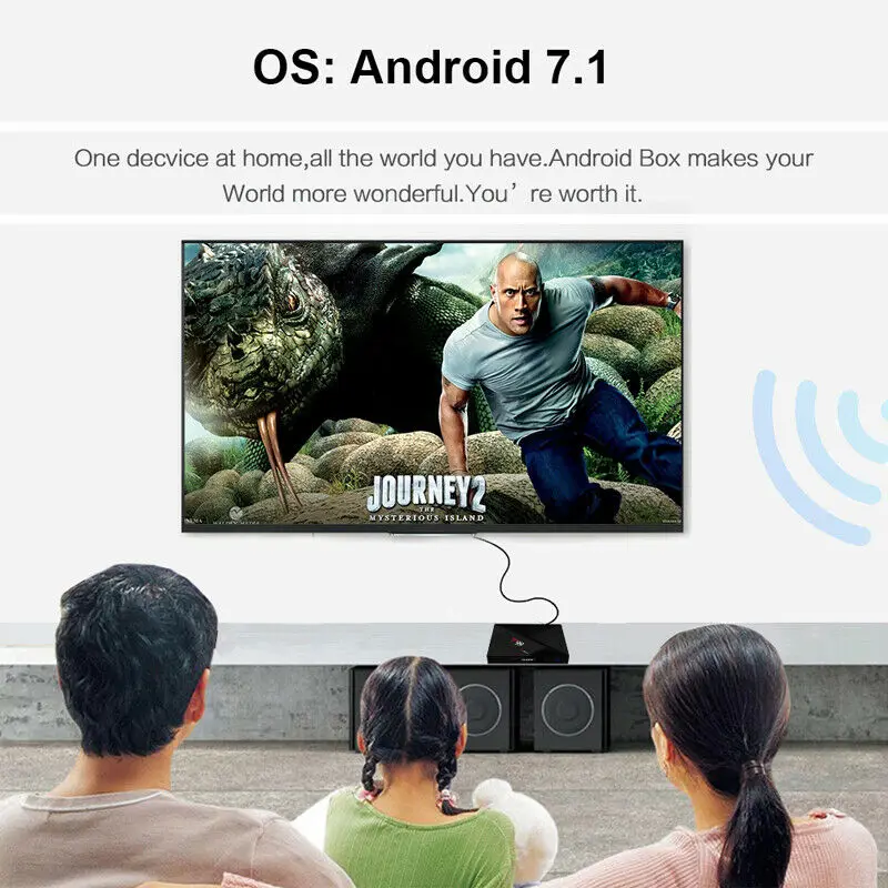 X99 RK3399 Six Core Android 7.1 Smart TV BOX 4G/32G HDR10 Dual WiFi 4K 3D Media BT4.1 wifi HD1080 TV Box 2019 New