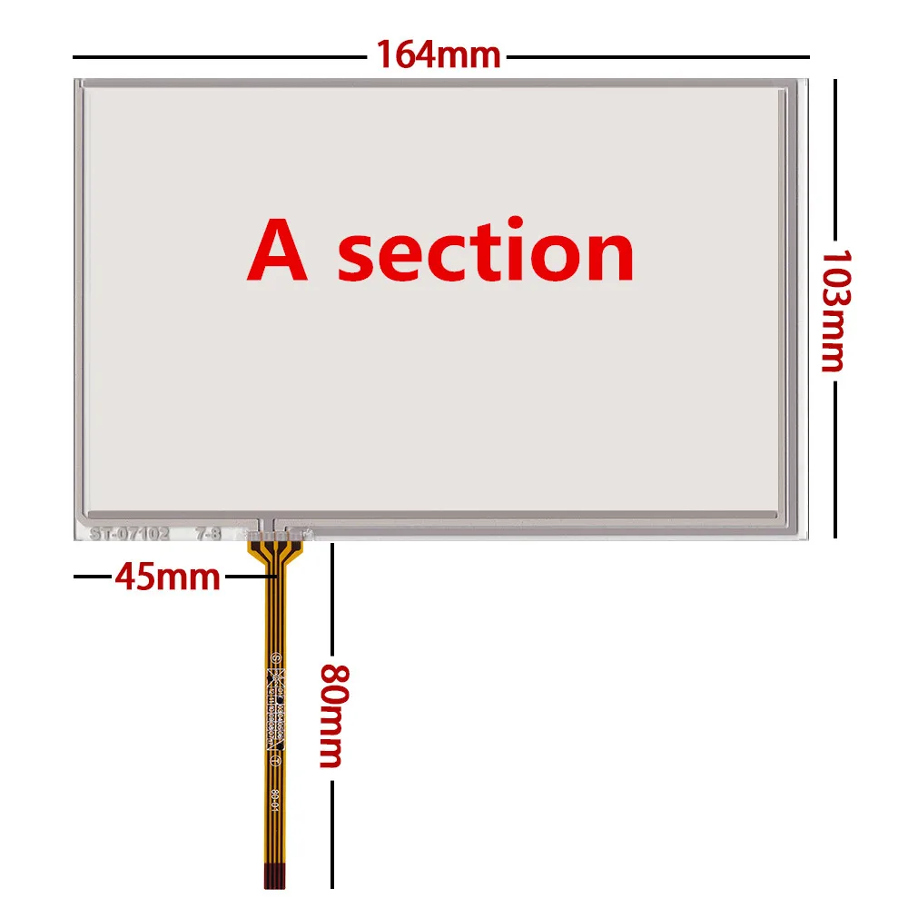 

New Touch panel digitizer for LMS700KF23-005 LMS700KF23-002 LMS700KF23-006 LMS700KF15 Display Touch screen assembly