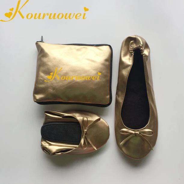 New Fashion Women colorful Pocket Shoes Dance shoes Travel Ballet Flats