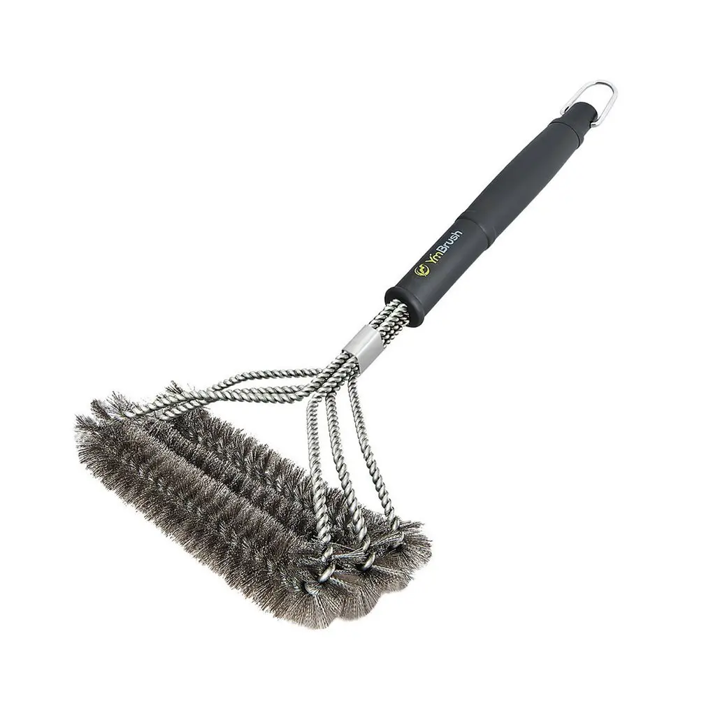 Grill Brush Barbecue Grill BBQ Brush Clean Tool Stainless Steel Wire Bristles Non stick Cleaning