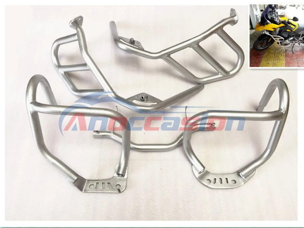 

For BMW R1200GS R 1200GS 2004-2012 silver 2004 2005 2006 2007 Crash Protection Bars Engine Guard Protective Frame R 1200 GS