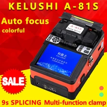 A-81S Automatic Intelligent Optical Fiber Fusion Splicer FTTH Optical Fiber Welding Splicing Machine Orange