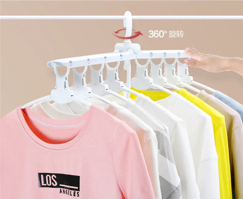 

Multi functional clothes hangers, clothes rack, hangers, household clothes hangers jacks Multilayer and can folding
