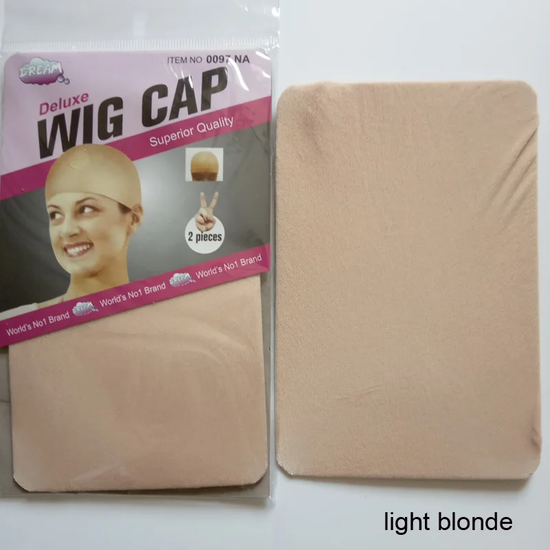 100PCS(50Packs) Deluxe Wig Cap Stretchable Elastic Hair Net Snood Nylon Stretch Mesh for Making Wig Weaving Cap 2PCS/PACK images - 6