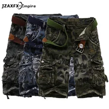 Мужские военные брюки карго, брендовые новые армейские камуфляжные тактические брюки, мужские хлопковые свободные рабочие повседневные короткие штаны