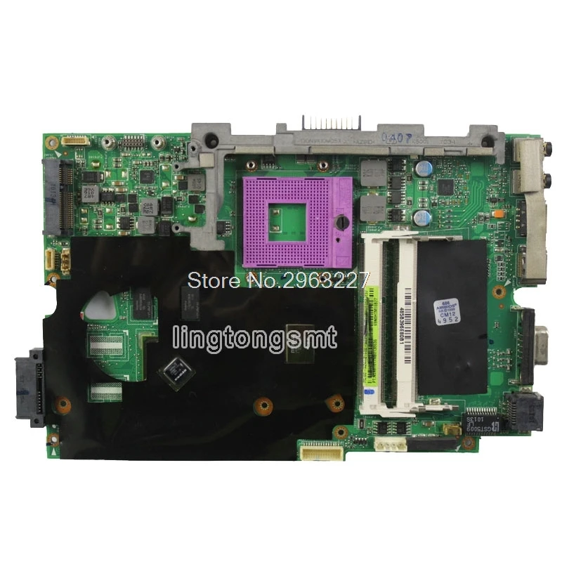  K50ID Motherboard 512M For ASUS K50I K50IE X5DI K50ID Laptop motherboard K50ID Mainboard K50IE K40I