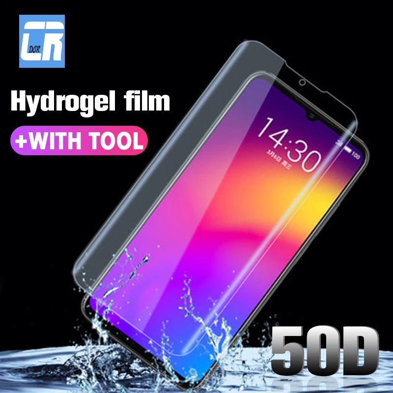 

50D Soft Full Cover Hydrogel Screen Protector for Meizu M15 15 16 Plus Protector Film for Meizu Note8 X8 V8 Not Tempered Glass